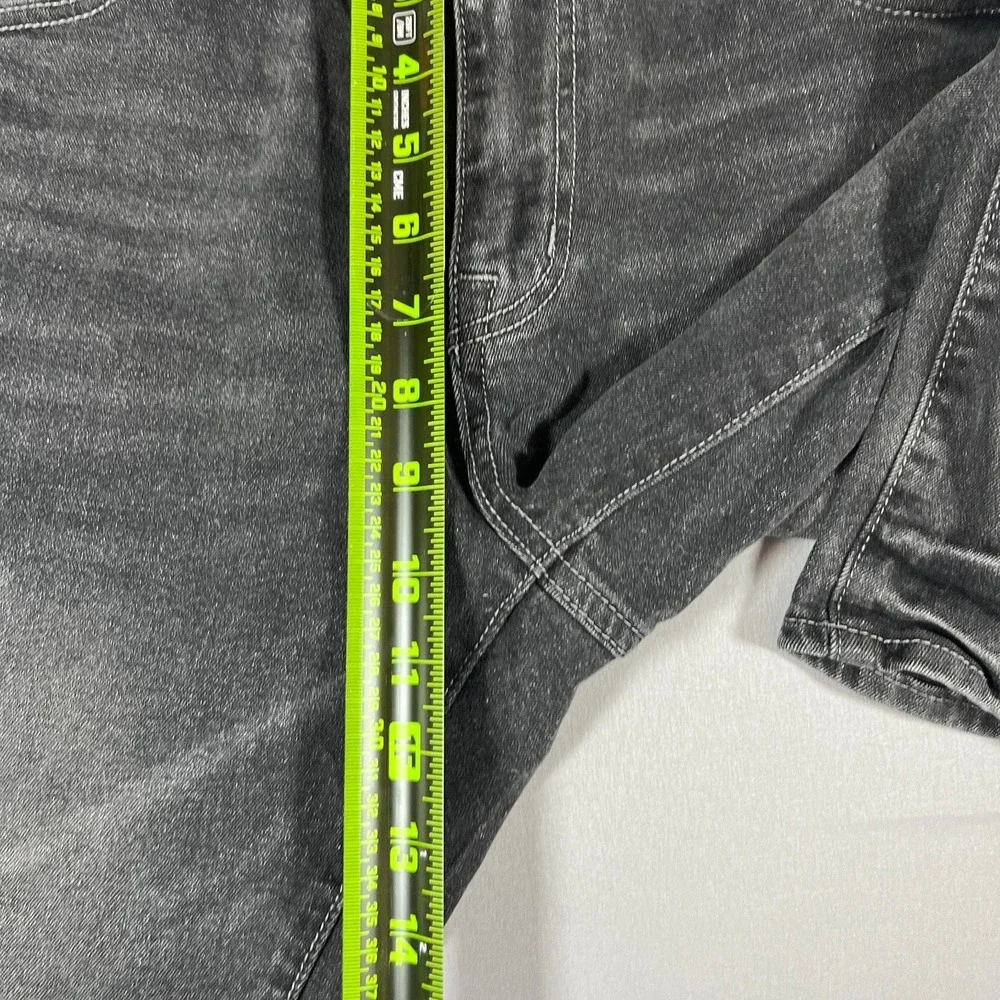 True Rebel Jeans Mens 34X30 Dark Gray Premium Denim 808 Slim Fit Straight Leg